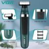VGR Premium Cordless Rechargeable IPX5 Fully Waterproof Dual Sided OneBlade Trimmer & Shaver 3 Trimming Combs for complete Beard Styling & Body Hair Trimming