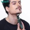 VGR Premium Cordless Rechargeable IPX5 Fully Waterproof Dual Sided OneBlade Trimmer & Shaver 3 Trimming Combs for complete Beard Styling & Body Hair Trimming