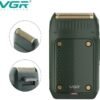 VGR V-353 Professional Ultra Thin Electric Shaver - Rechargeable Razor for Face Care, Beard Trimmer With Reciprocating Blade, USB Travel Shaver for Men - Green