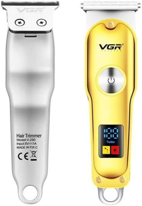 VGR V-290 Hair trimmer with Led display |USB charging |For Men | Dry