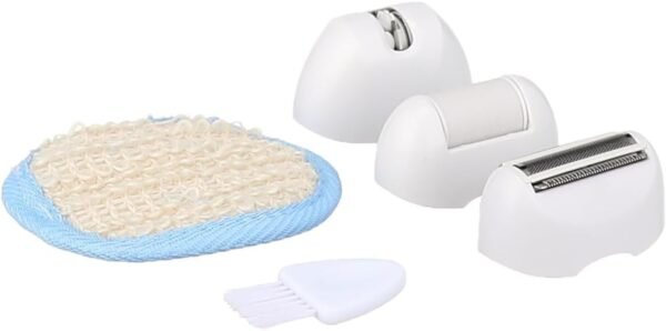VGR V-700 Cordless Professional 4-in-1 Women Epilator & Shaver for Face, Legs, Underarms & Bikini area with Callus Remover for Wet & Dry use 50 minutes Runtime 2X500 mAH Li-ion Battery Fast Charge