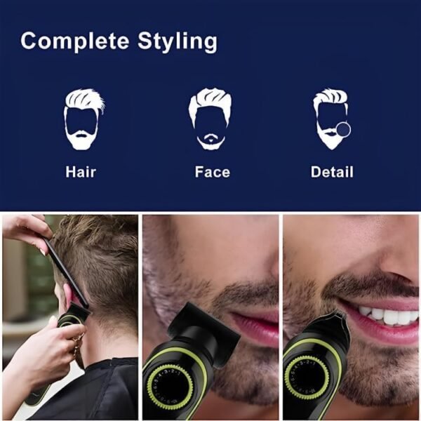 KEMEI KM-696 5 in 1 electric HAIR SHAVER full care grooming kit. Professional Body Ear Nose Hair, Men’s Beard Grooming Kit Mustache Trimmer, Cordless Electric Hair Clippers Haircut
