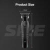 KEMEI 2299 Trimmer Professional Cordless Hair Clipper for Men Electric Beard Trimmers Barber Hair Cuttings Kit, Zero Gapped T Blade Trimmers for Men, KM-2299