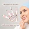 Kemei KM-3024 4in1 Trimmer Set For Women, Body Hair Remover, Nose & Eyebrow Trimmer, Skin Shaver - Carbon Steel Cutter Head, Push Type Switch, 3W Power