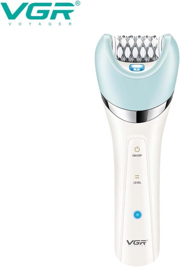 VGR V-703 Professional 5-in-1 Women Grooming Kit Shaver for Face, Legs, Underarms & Bikini area, Eyebrow trimmer, Ear & Nose Trimmer Facial Massager & Body Massager IPX 4 Fully washable