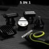 KEMEI KM-696 5 in 1 electric HAIR SHAVER full care grooming kit. Professional Body Ear Nose Hair, Men’s Beard Grooming Kit Mustache Trimmer, Cordless Electric Hair Clippers Haircut