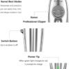 Kemei KM-1949 Professional Rechargeable Hair Clipper for Men (Silver)