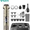 Vgr V-109 Waterproof Ipx6 6 In 1 Professional Set Hair Beard Trimmer Clipper Shaver Nose Trimmer Mesin Gunting Rambut