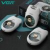 Vgr V-706 Cordless Professional Women Epilator With 18 Tweezers For Face, Legs, Underarms & Bikini Area With 70 Minutes Runtime 700Mah Li-Ion Battery Fast Charge (White, Green)1 Year Warranty