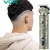 VGR V-962 Professional Pro Self Haircut Hair Clipper Beard trimmer Digital Display Blades USB Charging cable 4 Guide Combs for men 0mm Bald Head Clipper Runtime 200 mins 1200 mAh Li-ion Battery