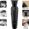 KEMEI 2299 Trimmer Professional Cordless Hair Clipper for Men Electric Beard Trimmers Barber Hair Cuttings Kit, Zero Gapped T Blade Trimmers for Men, KM-2299