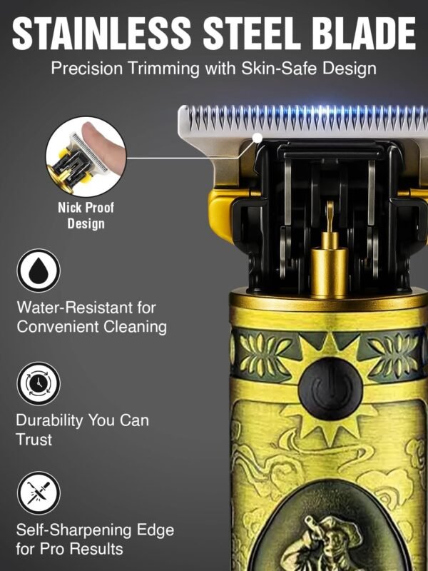 VGR V-228 Professional Hair Clipper with LED display Runtime: 180 min Trimmer for Men
