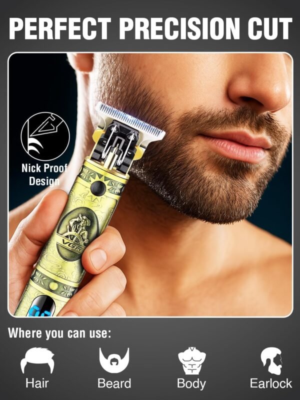 VGR V-228 Professional Hair Clipper with LED display Runtime: 180 min Trimmer for Men