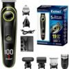 KEMEI KM-696 5 in 1 electric HAIR SHAVER full care grooming kit. Professional Body Ear Nose Hair, Men’s Beard Grooming Kit Mustache Trimmer, Cordless Electric Hair Clippers Haircut