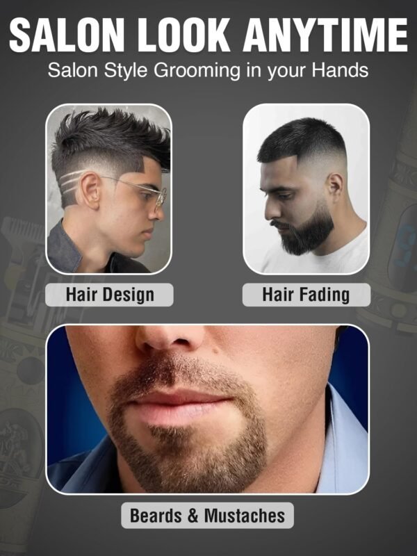 VGR V-228 Professional Hair Clipper with LED display Runtime: 180 min Trimmer for Men