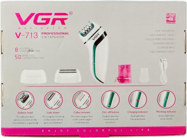 VGR V-713 Hair removal machine Body - legs - bikini