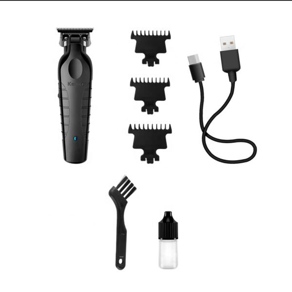 KEMEI 2299 Trimmer Professional Cordless Hair Clipper for Men Electric Beard Trimmers Barber Hair Cuttings Kit, Zero Gapped T Blade Trimmers for Men, KM-2299