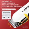 Kemei Km-809A Pet Clipper Dog Cat Grooming Kit - Professional Rechargeable Cordless Dog Clippers for Thick Coats, Small, Large Dogs, Quite Pet Grooming Shaver with Scissor