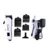 Kemei Km-809A Pet Clipper Dog Cat Grooming Kit - Professional Rechargeable Cordless Dog Clippers for Thick Coats, Small, Large Dogs, Quite Pet Grooming Shaver with Scissor