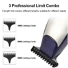 Kemei KM-5021 Professional Hair Trimmer for Men – High-Quality Rechargeable Electric Hair Clipper, Cordless Shaver