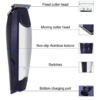 Kemei KM-5021 Professional Hair Trimmer for Men – High-Quality Rechargeable Electric Hair Clipper, Cordless Shaver
