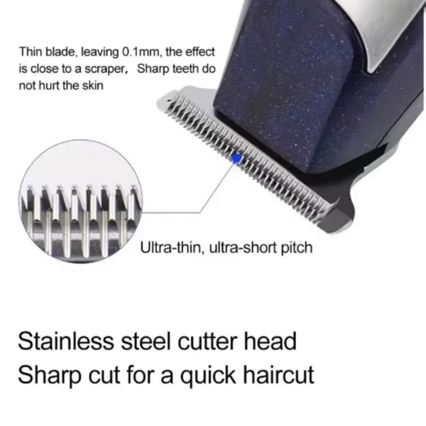Kemei KM-5021 Professional Hair Trimmer for Men – High-Quality Rechargeable Electric Hair Clipper, Cordless Shaver